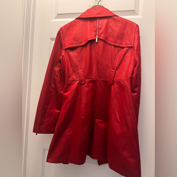 BeBe used Red coat with belt - Picture 8 of 12